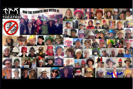Hats of supporters pics